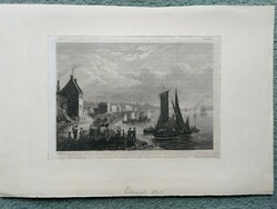 Liverpool, Eredeti acelmetszet ca.1843
