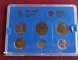 Finnország (suomi)forgalmi sor 1986.UNC