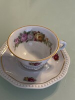 Álomszép gyűjtői mokkás csésze tányérral Rosenthal Bavaria.
