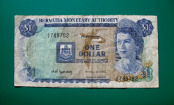 Bermuda-szigetek - 1 Dollár bankjegy - 1982