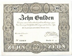Ausztria 10 osztrák-magyar gulden 1834 REPLIKA UNC