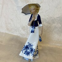 Rare lippelsdorf porcelain lady with parasol