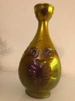 Zsolnay RITKA  lilás arany eozin váza