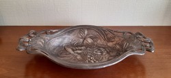 Art Nouveau alpaca bowl