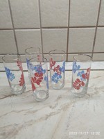 Retro painted glass cup for sale!