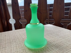 Antik urán üveg italos palack
