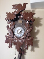 Német Schwarzwaldi kakukkos óra ,szervizelt szerkezet ,felújított tok ,