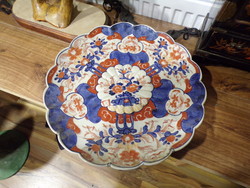 Japanese antique Imari porcelain plate (cracked)