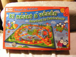 Who laughs at the end with berries and dolls? Board game