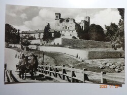 Régi képeslap: Sárospatak, Rákóczi-vár (60-as évek)