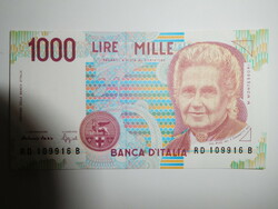 Olaszország 1000 lira 1990 UNC