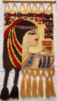 Retro vintage handcrafted mid century tapestry tapestry suba egyptian design design