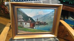 Carl Zehnder (1859-1938) Swiss artist Bodensee 1880k. Oil/painting cardboard 35x25 cm 42x32 cm