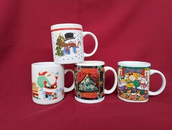 Beautiful Christmas Santa Claus Christmas tree cocoa mugs mug nostalgia piece