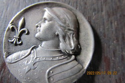 Silver medal of Jeanne d'arc