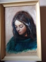 Szegvári Károly: Modern Madonna 60 x 40 cm