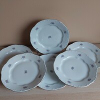Set of 6 zsolnay plates