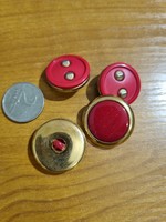 Vintage button package 4 pcs.- Os (1820)