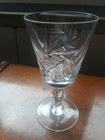 Csiszolt boros kristály pohár pótlás (1 db)