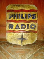 Philips Rádió reklámtábla (1930-1940)