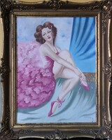 Fk/317 - marked painting - ballerina