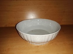 Antik Zsolnay porcelán koma tál, pogácsás tál 22 cm (z)