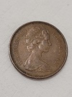 England, ii. Queen Elizabeth, 2 new pence, 1971.