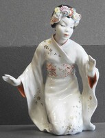 Art-Deco Rosenthal porcelán figura, *Joy Kim. Jelzett, hibátlan, kézzel festett. Eredeti darab!