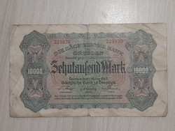 10000 márka Németország 1923 Ritka !!