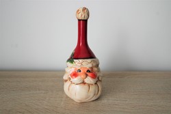 Large Christmas ceramic jingle bell - Santa new