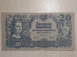 20 Schilling 1945 Ausztria