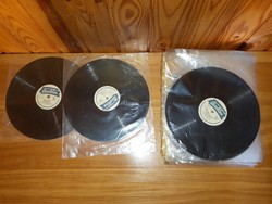 18db Qualiton bakelit lemez vinyl hanglemez