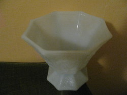 Special, white - embossed pattern on the side - fruit basket (offer, vase)