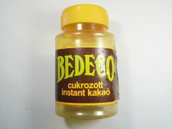 Retro bedeco cocoa cocoa powder plastic bottle - from the 1980s, Bakony mgtsz. Zirc meridian