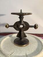 Good prices! Zoltán Pap bronze applied arts candle holder