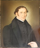 Carl Wieland: Férfi portré 19.század