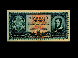TÍZMILLIÓ PENGŐ - 1945 - Inflációs sor 9. tagja! Szép bankjegy!