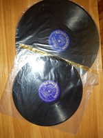 2db Supraphon bakelit lemez vinyl gramofon hanglemez