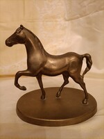Copper horse or foal statue