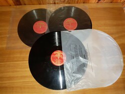 3db CCCP orosz szovjet bakelit lemez vinyl gramofon hanglemez