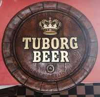 Tuborg beer keg end