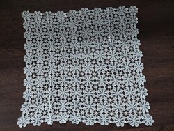 Crocheted tablecloth, 98 x 98 cm, in good condition, kept in a cupboard