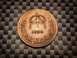 Hungary 2 pennies, 1939