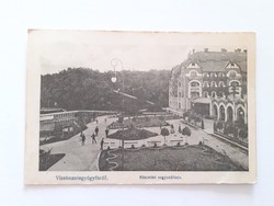 Old postcard 1913 water well salt spa treasury grand hotel photo postcard