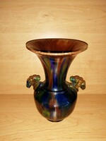 Mezőtúr ceramic vase 18.5 cm (b)
