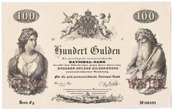 Ausztria 100 Osztrák-Magyar gulden1858 REPLIKA  UNC