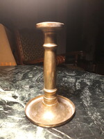 Biedermeier copper candle holder - 17 cm