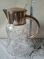 Silver-plated decanter or decanter