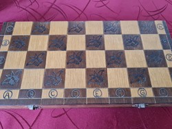 Faragott sakk készlet fából