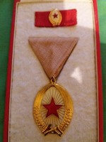 Rákosi era with the gold grade box of the work order according to the pictures